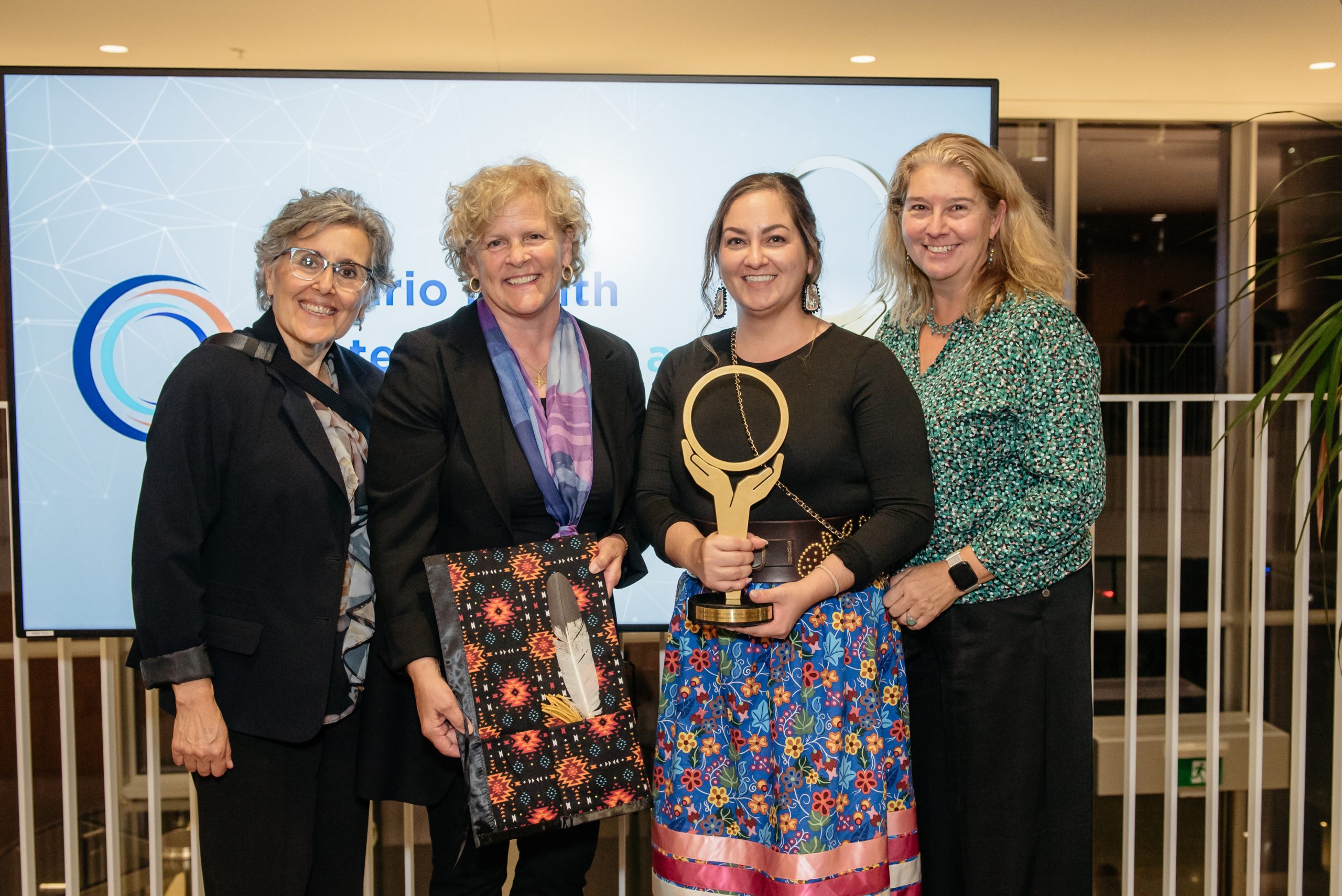 Stella Kozuszko (Nurse Practitioner at UHN), Heather Ross (Co-Lead of TRANSFORM HF and Head, Division of Cardiology at UHN), Kristen Beck (Registered Practical Nurse and WAHA Medly Coordinator), and Anne Simard (Director of Strategy & Translation at TRANSFORM HF).